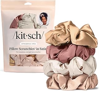 Satin Scrunchies Set (6-Pack)